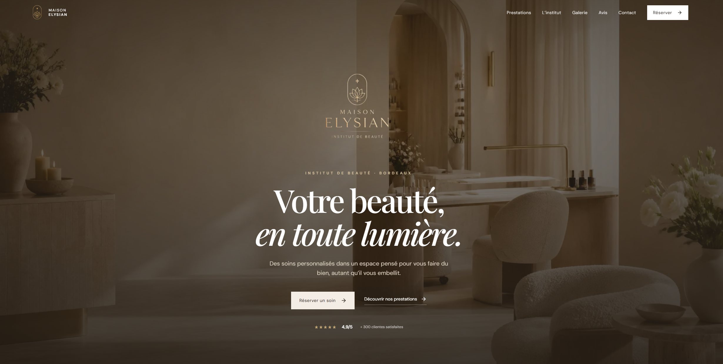 Maison Elysian — Institut de beauté