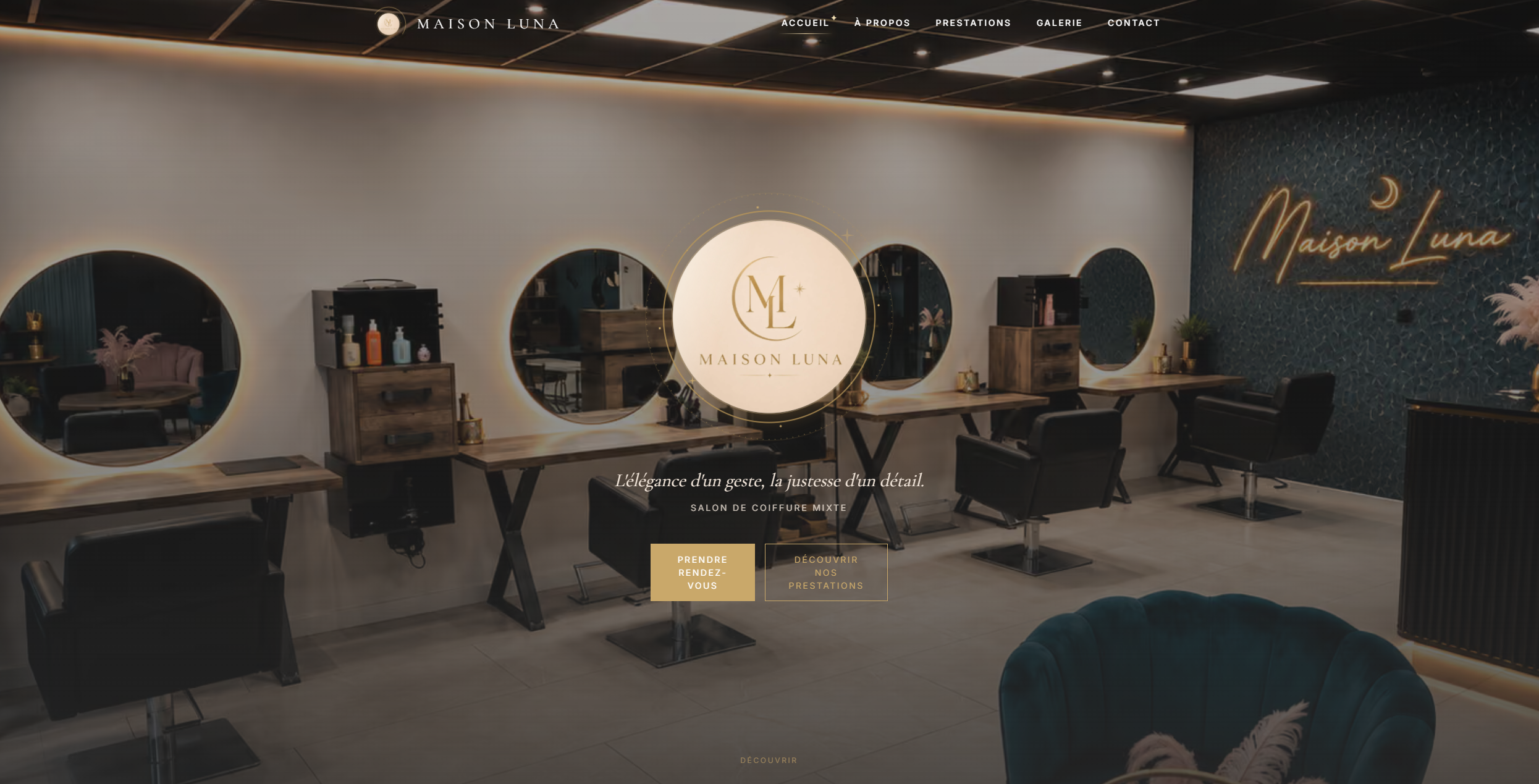 Maison Luna — Salon de coiffure